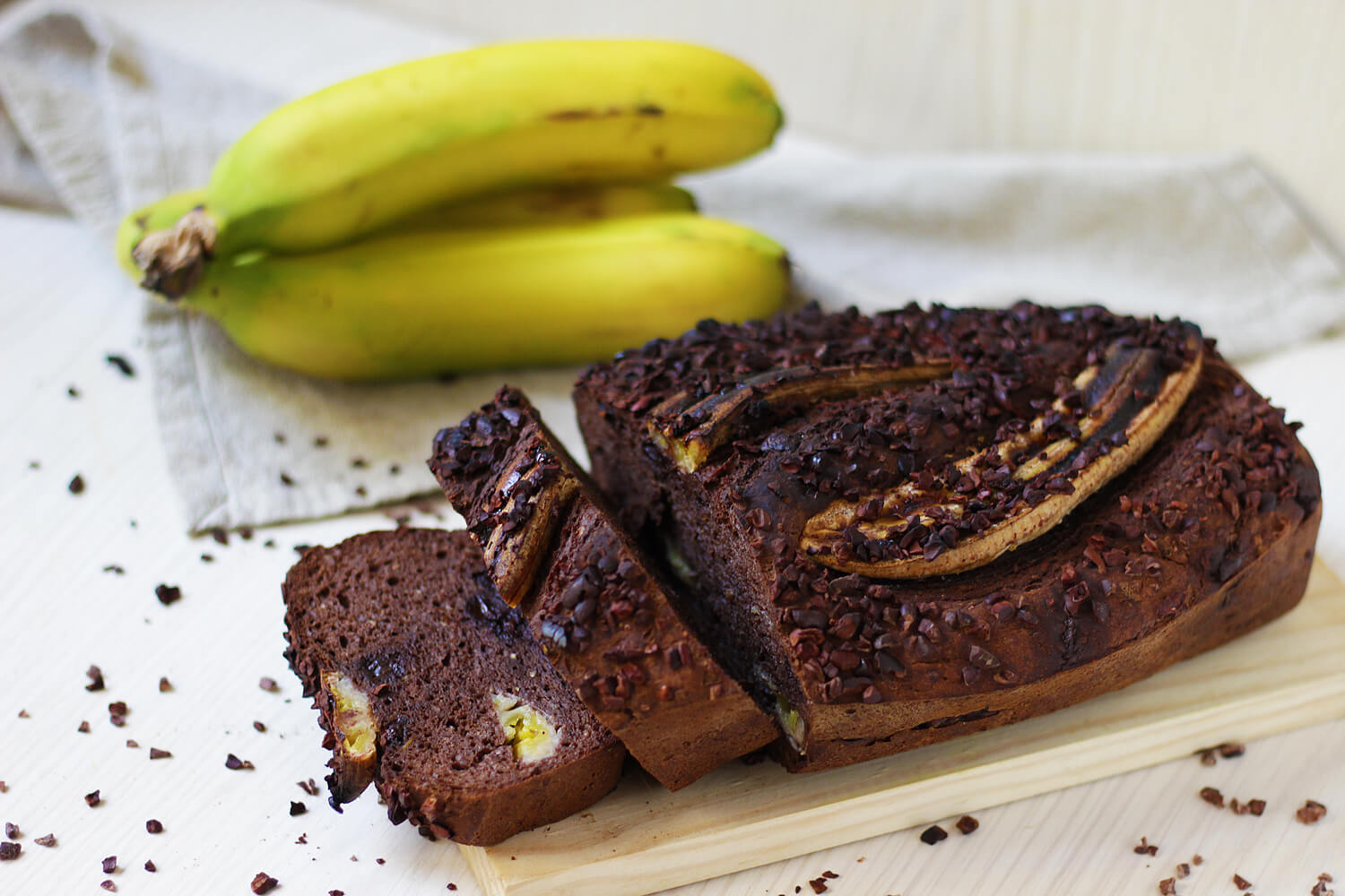 Choco-Banana Bread sin gluten